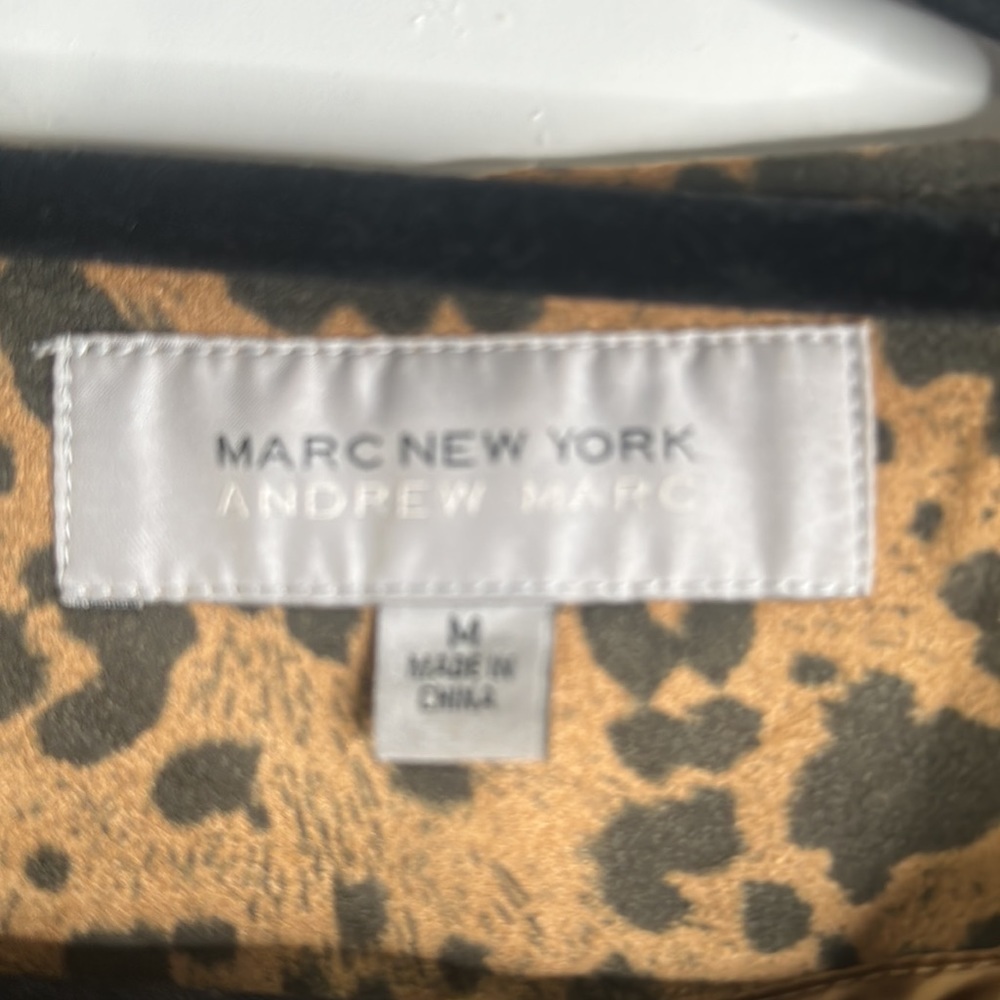 Marc New York leopard print coat size medium - Picture 7 of 10